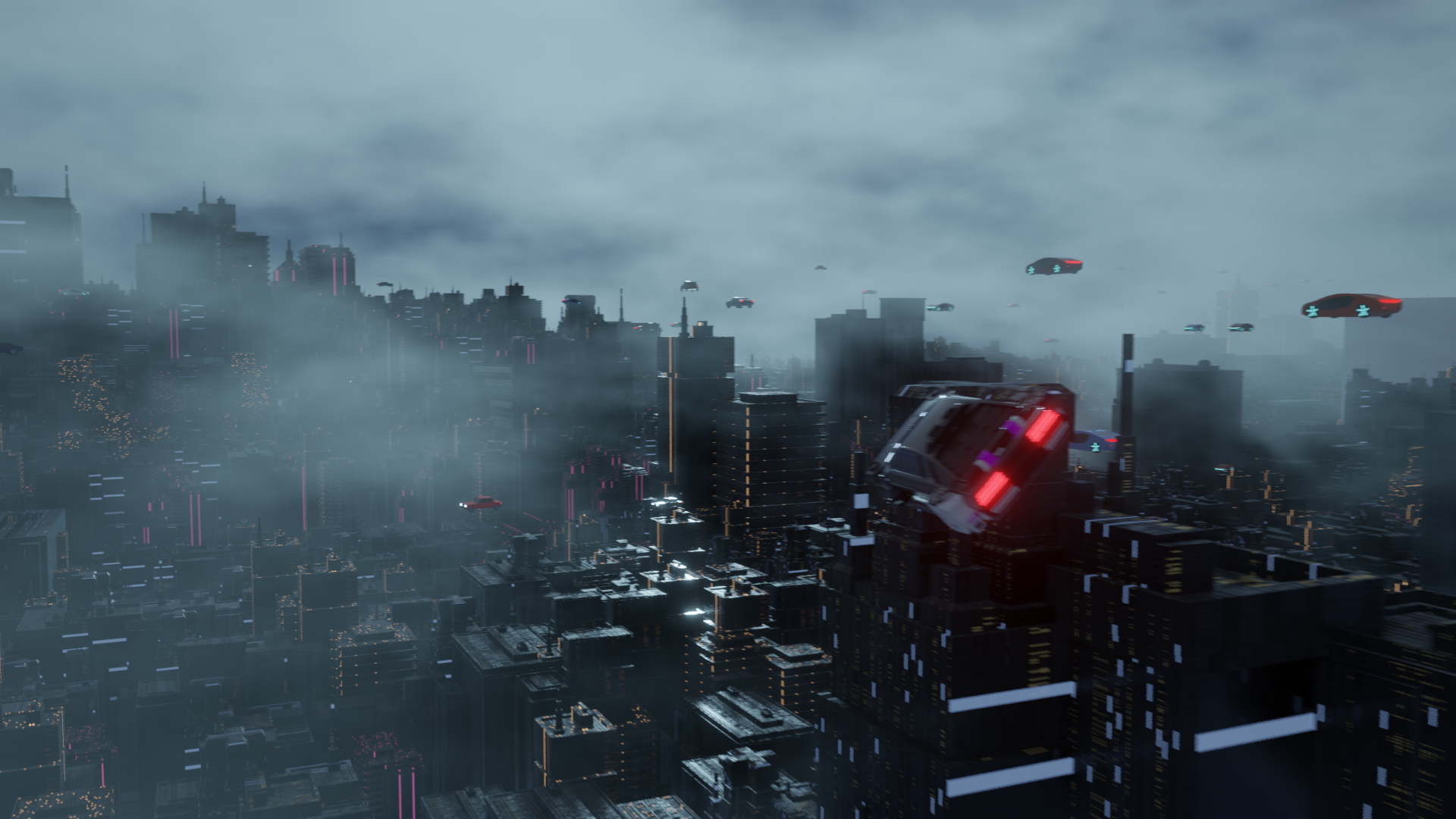 Blade runner style Cityscapes preview image 1